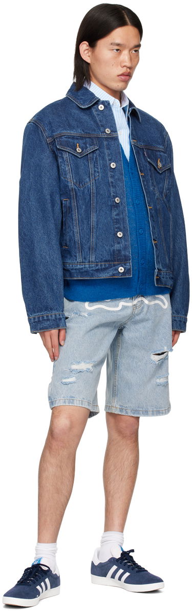 Яке BBC IceCream ICECREAM Running Dog Denim Jacket Синьо | ICD006, 3