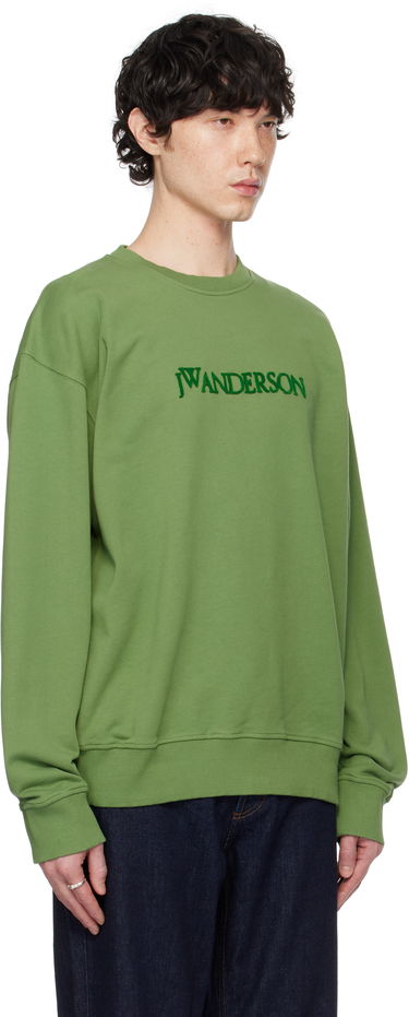 Пуловер JW Anderson JW Anderson Logo Sweatshirt Сиво | JW0215-PG1632, 4