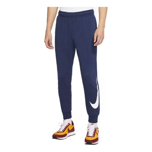 Спортни панталони Nike Sportswear Knit Lacing Casual Long Pants Синьо | DD5885-410