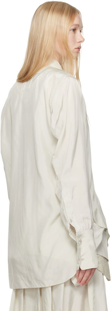 Риза Maison Margiela Maison Margiela Dropped Hem Shirt Бяло | S51DT0020 S76632, 2