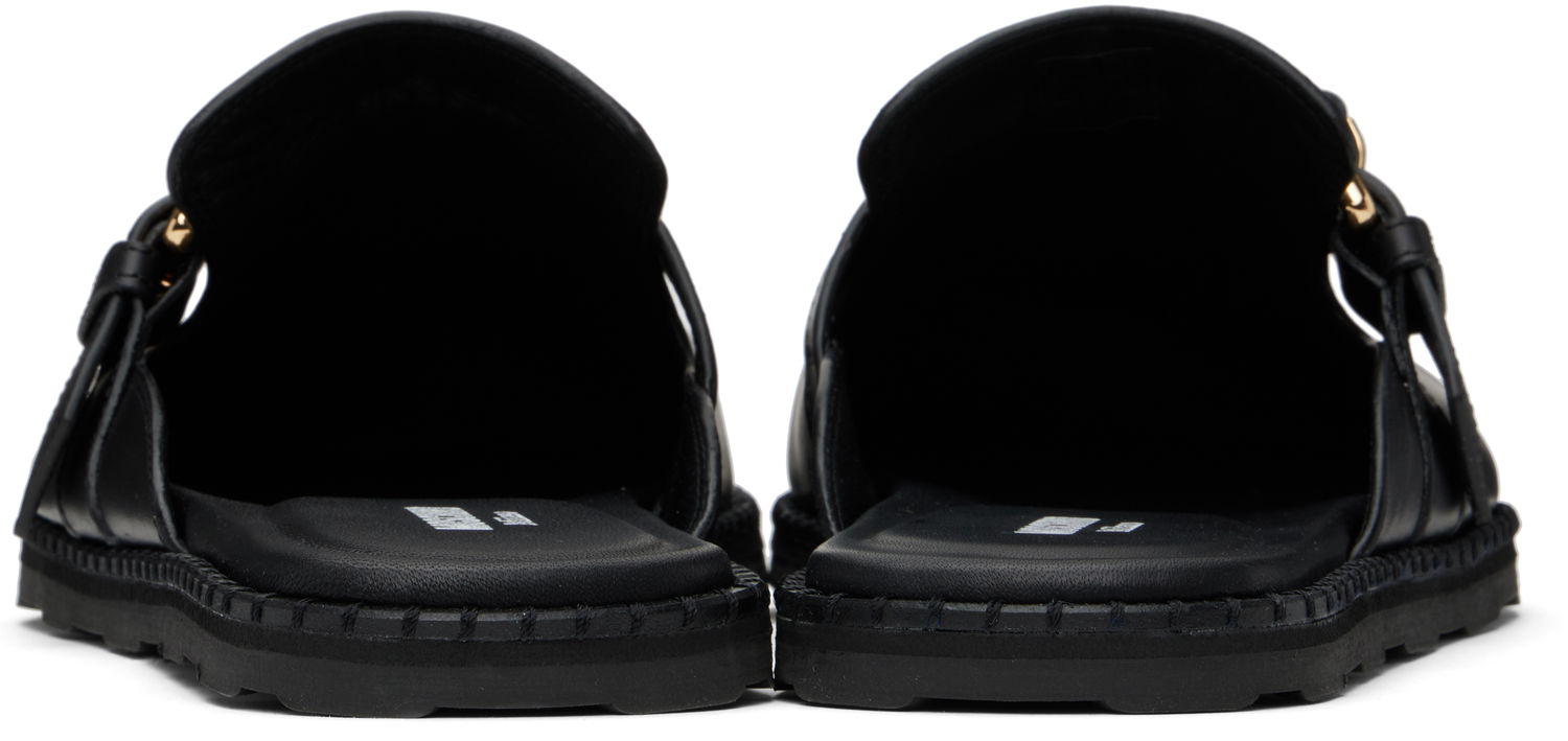 Облекло Moschino Moschino Leather Mule Loafers Черно | 251 MB10152G0M GA0 000, 1