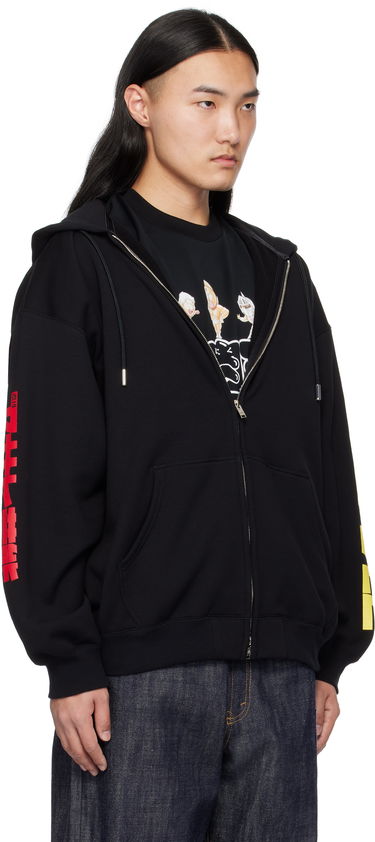 Суитчър Mastermind WORLD Mastermind World Geino Zip Hoodie Черно | MJ24C13-SW110-692, 1