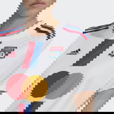 Фланелка adidas Originals Olympique Lyonnais 22/23 Бяло | GA8975, 3