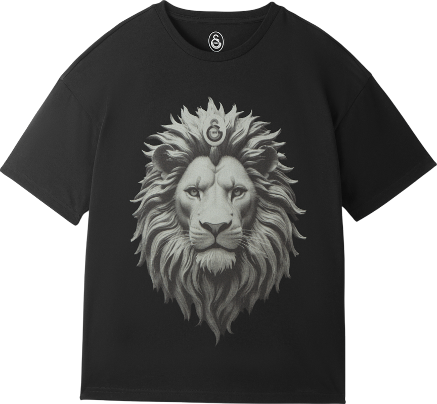 Тениска Puma Galatasaray Istanbul Oversized Lion Graphic T-Shirt Черно | e251069-010, 0