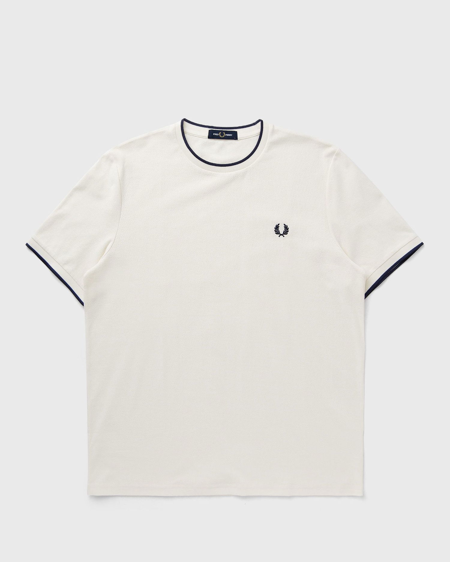 Тениска Fred Perry Crepe Pique T-Shirt Бяло | M8585-560, 1