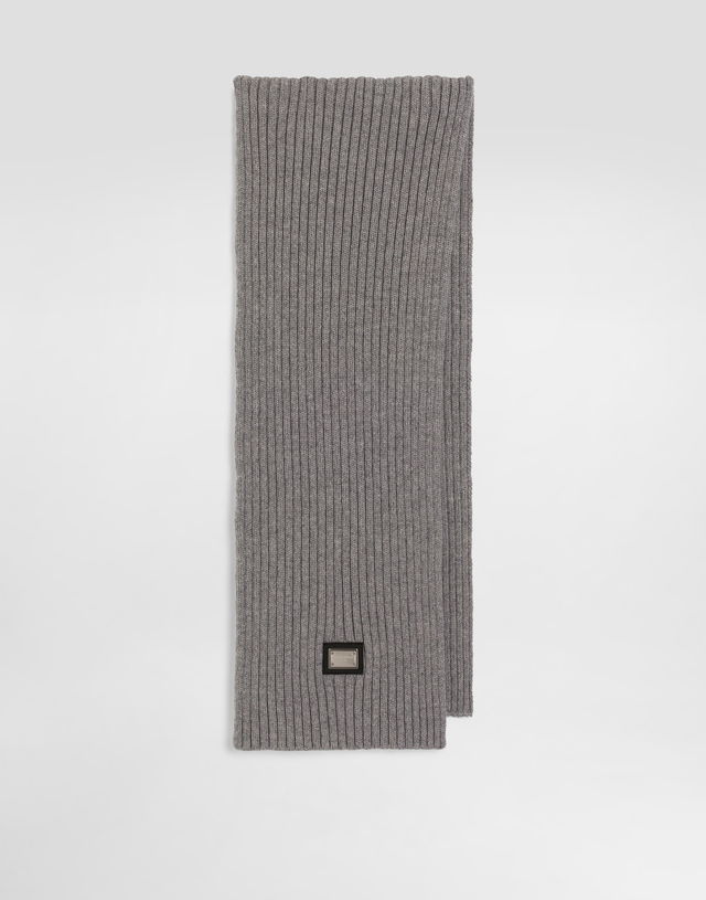 Dolce & Gabbana Ribbed Knit Scarf