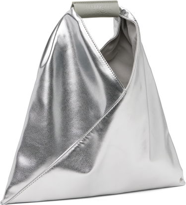 Дамска чанта Maison Margiela MM6 Maison Margiela Triangle Mini Tote Металик | SB6WD0013 P8496, 1
