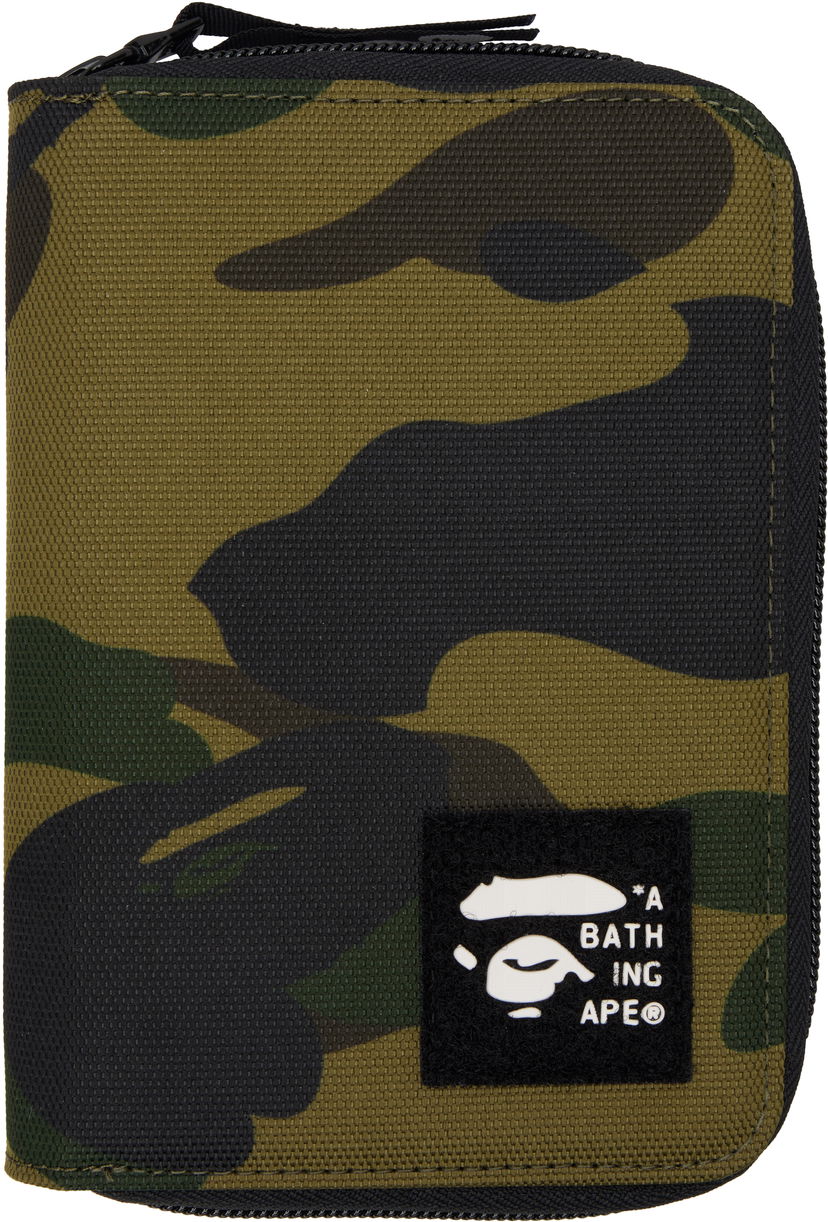 Портфейл BAPE Cordura Passport Holder Зелено | 001SGK201007F