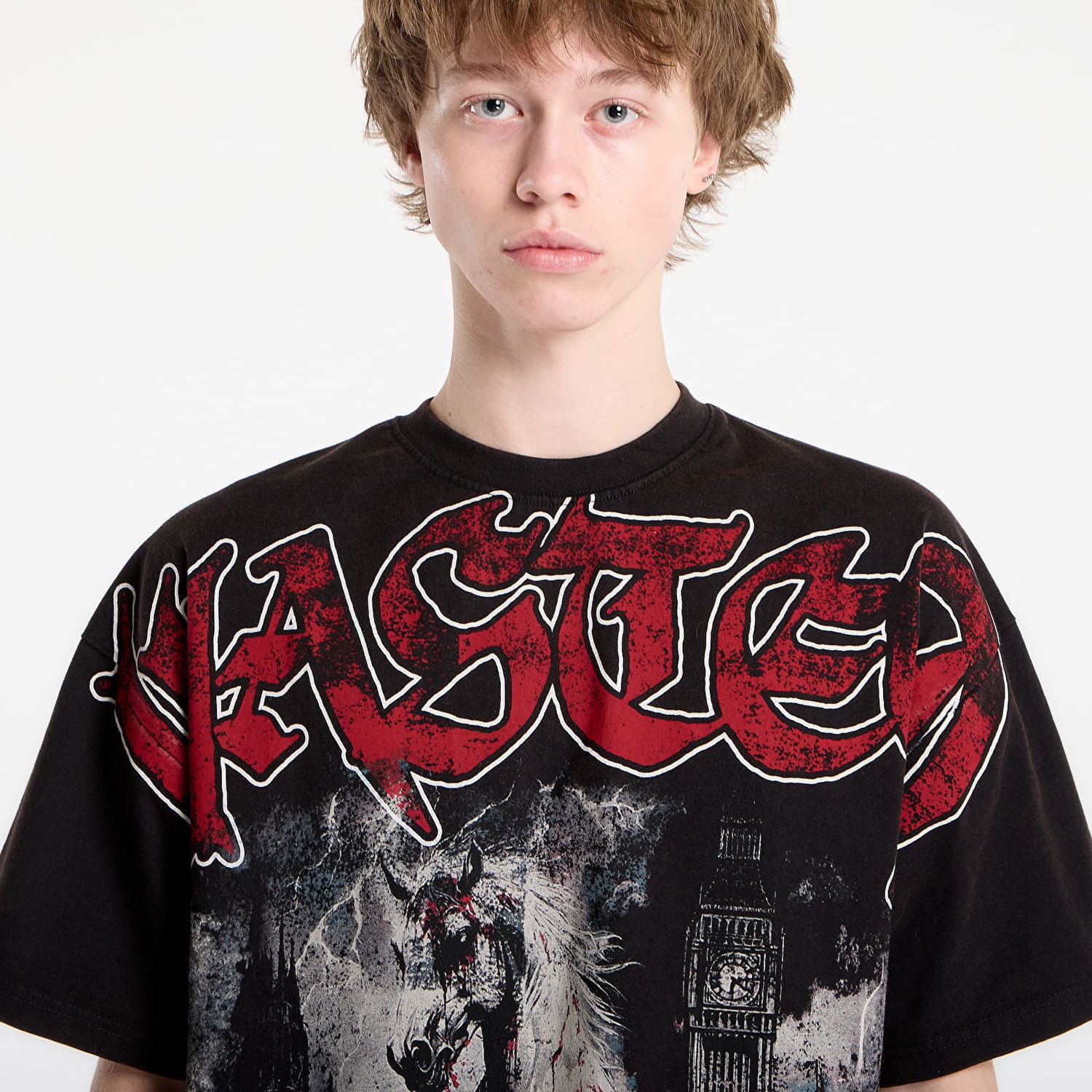 Тениска Wasted Paris T-shirt Defy Boxy Черно | WP_000337, 1