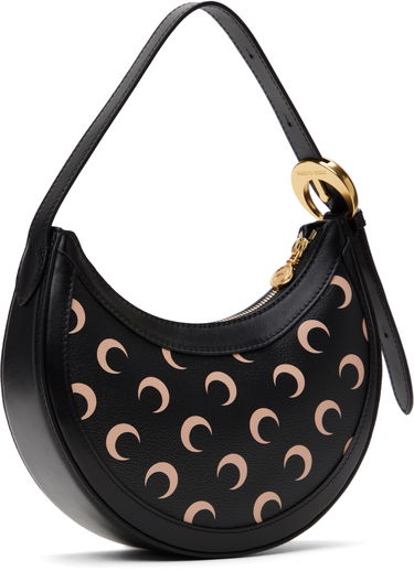 Дамска чанта Marine Serre Marine Serre Eclips Mini Moon Canvas Bag Черно | WBA002A RWOV0030, 2