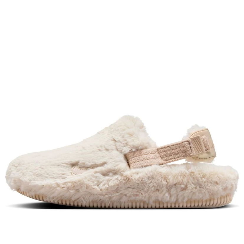 Кецове и обувки Nike Calm Mule SE Fur Slippers Бежово | FZ3119-100