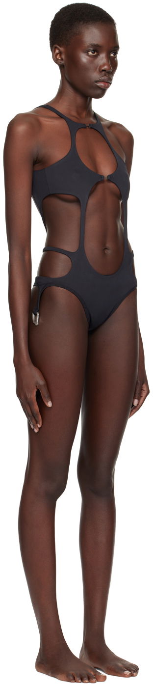 Бански HELIOT EMIL Cascade One-Piece Swimsuit Черно | HE_W_22_002_BLK01, 1