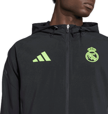 Яке adidas Performance Real Madrid Tiro 25 Pro Vis Tech Travel Jacket Черно | JV5324, 3