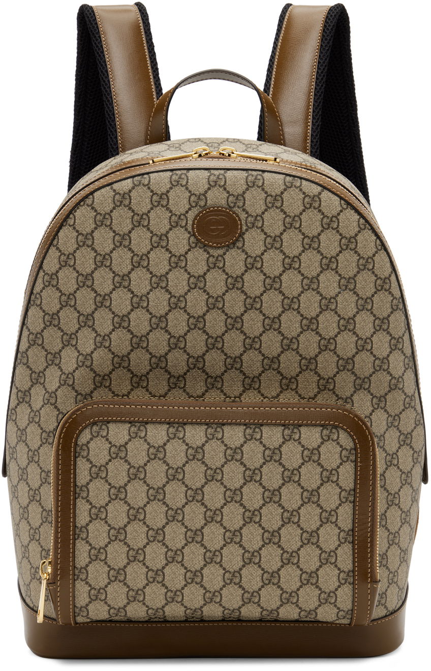 Раница Gucci GG Supreme Кафяво | 704017 FAA0R, 0