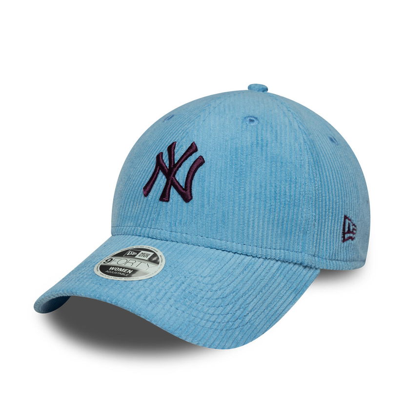 Шапка с козирка New Era Corduroy Baseball Cap 9FORTY NY Yankees Синьо | 60691356