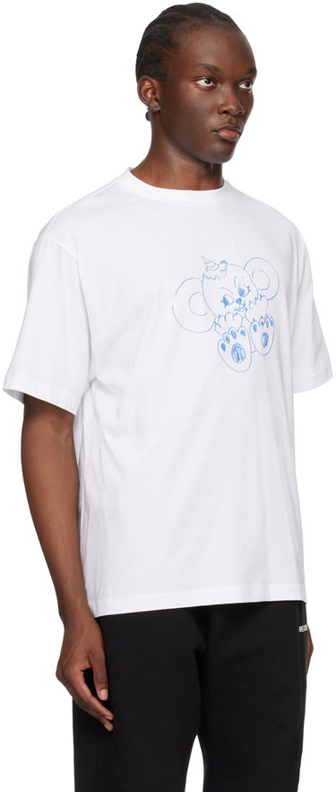 Тениска We11done Monster Print T-Shirt Бяло | WD-TT2-24-790-U-IV, 1