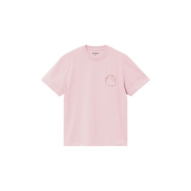 Тениска Carhartt WIP Women's Short Sleeve Java T-Shirt Розово | I034698_9, 2