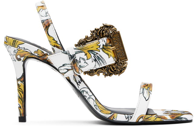 Versace Jeans Couture Emily Slingback Heeled Sandals