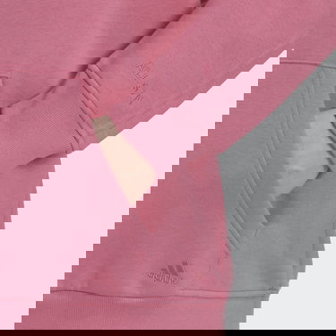 Суитчър adidas Originals ALL SZN Fleece Boyfriend Hoodie Розово | HN4211, 2