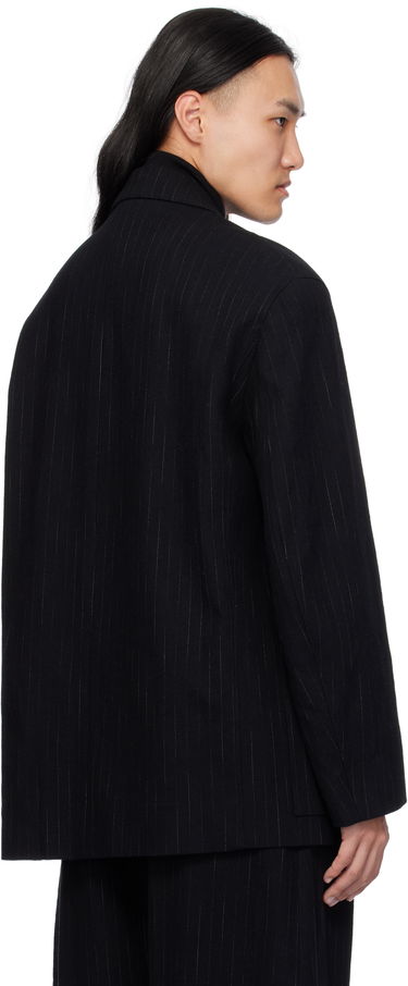 Яке Studio Nicholson Studio Nicholson Conde Pinstripe Blazer Черно | CONDE SNM - 1251, 2