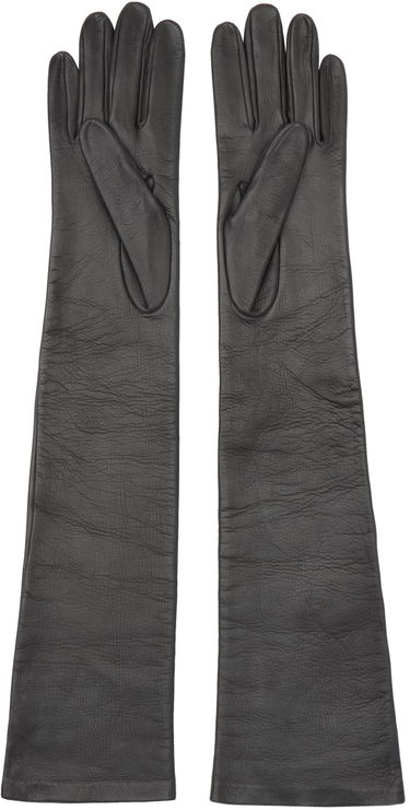 Ръкавици Dries Van Noten Soft Leather Long Gloves Черно | 242-010103-007, 1