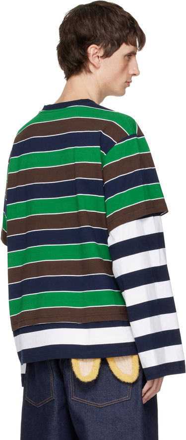 Тениска Charles Jeffrey Loverboy Patch Long Sleeve 2-In-1 T-shirt Многоцветен | 052081101, 2