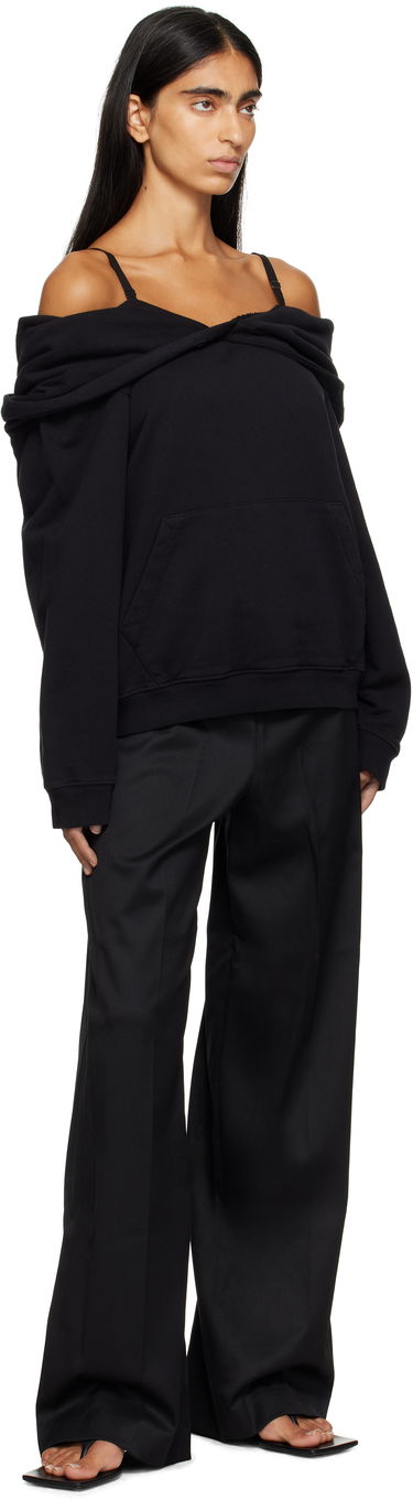 Суитчър Maison Margiela MM6 Maison Margiela Off-The-Shoulder Hoodie Черно | S52GU0244 M25014, 3