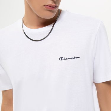 Тениска Champion Crewneck T-Shirt Бяло | 218292WW001, 3