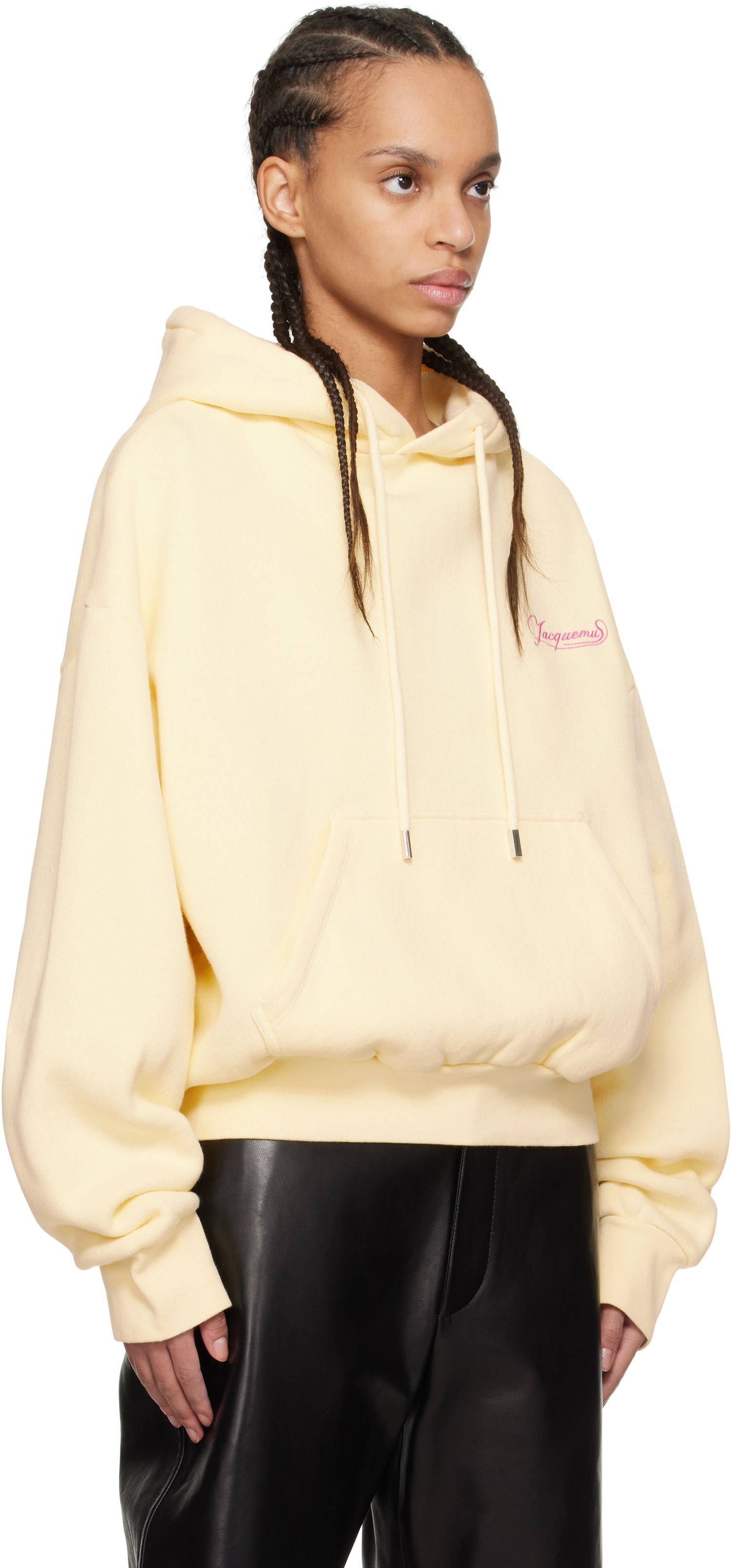 Суитчър Jacquemus Jacquemus 'The Corto' Hoodie Жълто | 25E251JS217-2465, 1