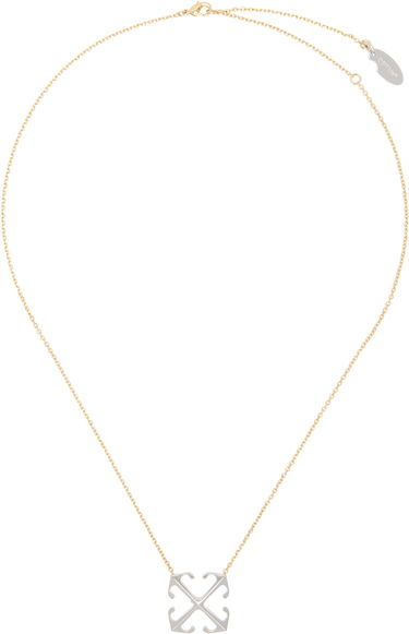 Колие Off-White Off-White Arrow Pendant Necklace Металик | OWOB13OS25MET0017672, 0