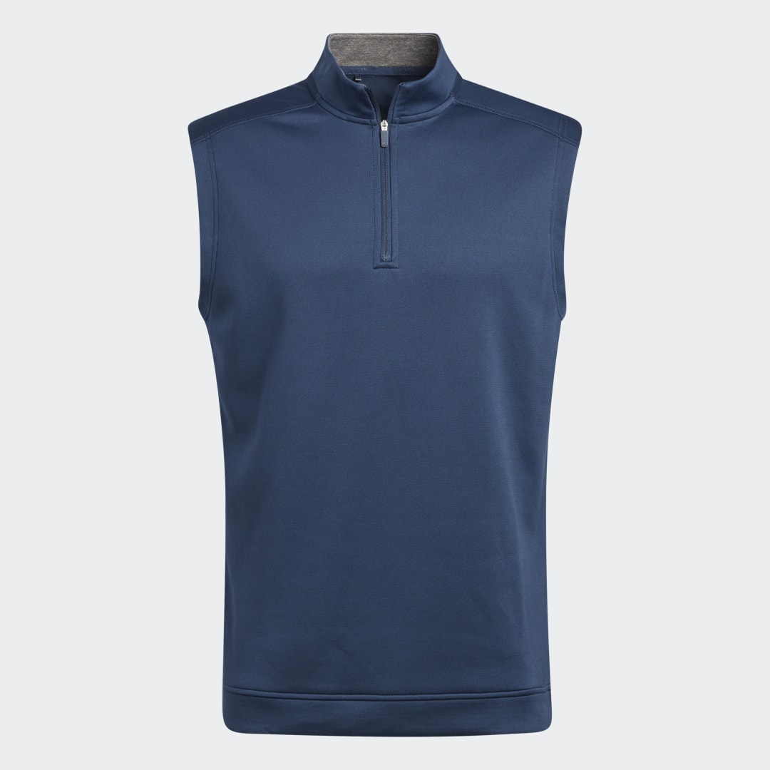Жилетка adidas Originals Club Quarter-Zip Vest Тъмно синьо | GH7081, 0