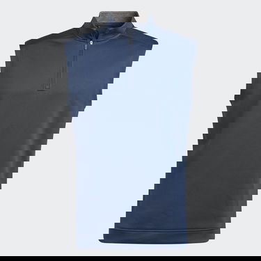 Жилетка adidas Originals Club Quarter-Zip Vest Тъмно синьо | GH7081, 0