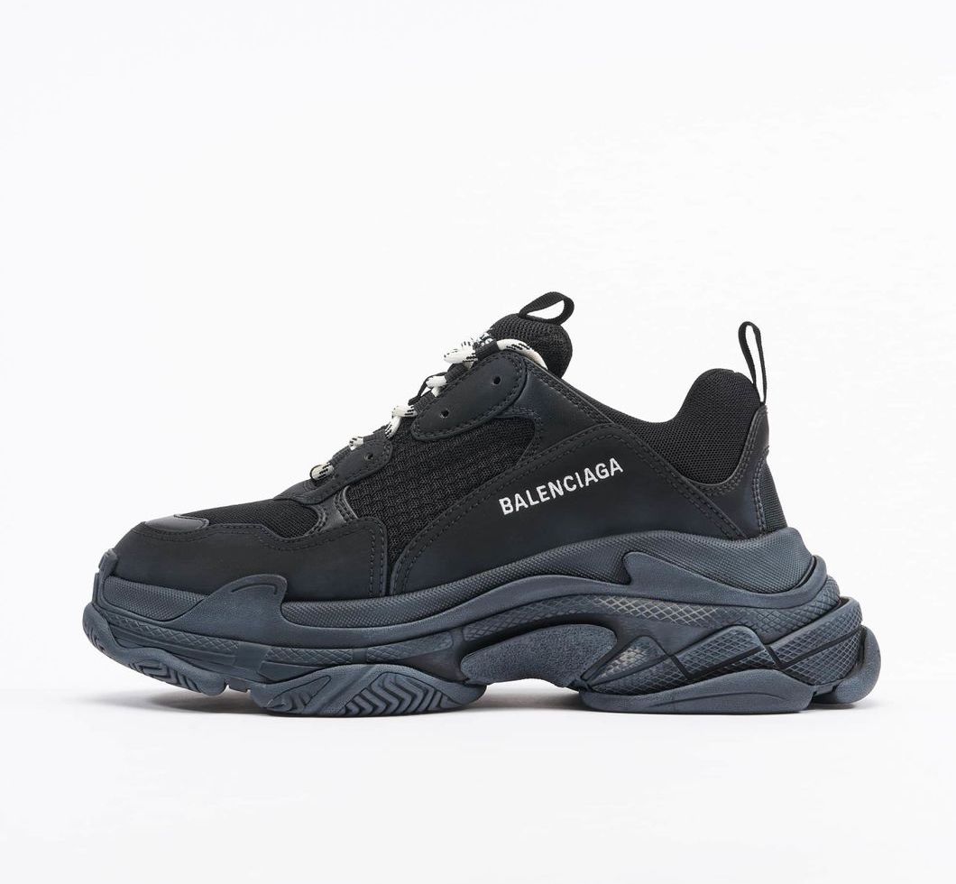 Кецове и обувки Balenciaga Triple S Черно | 534162W09OM1000, 0