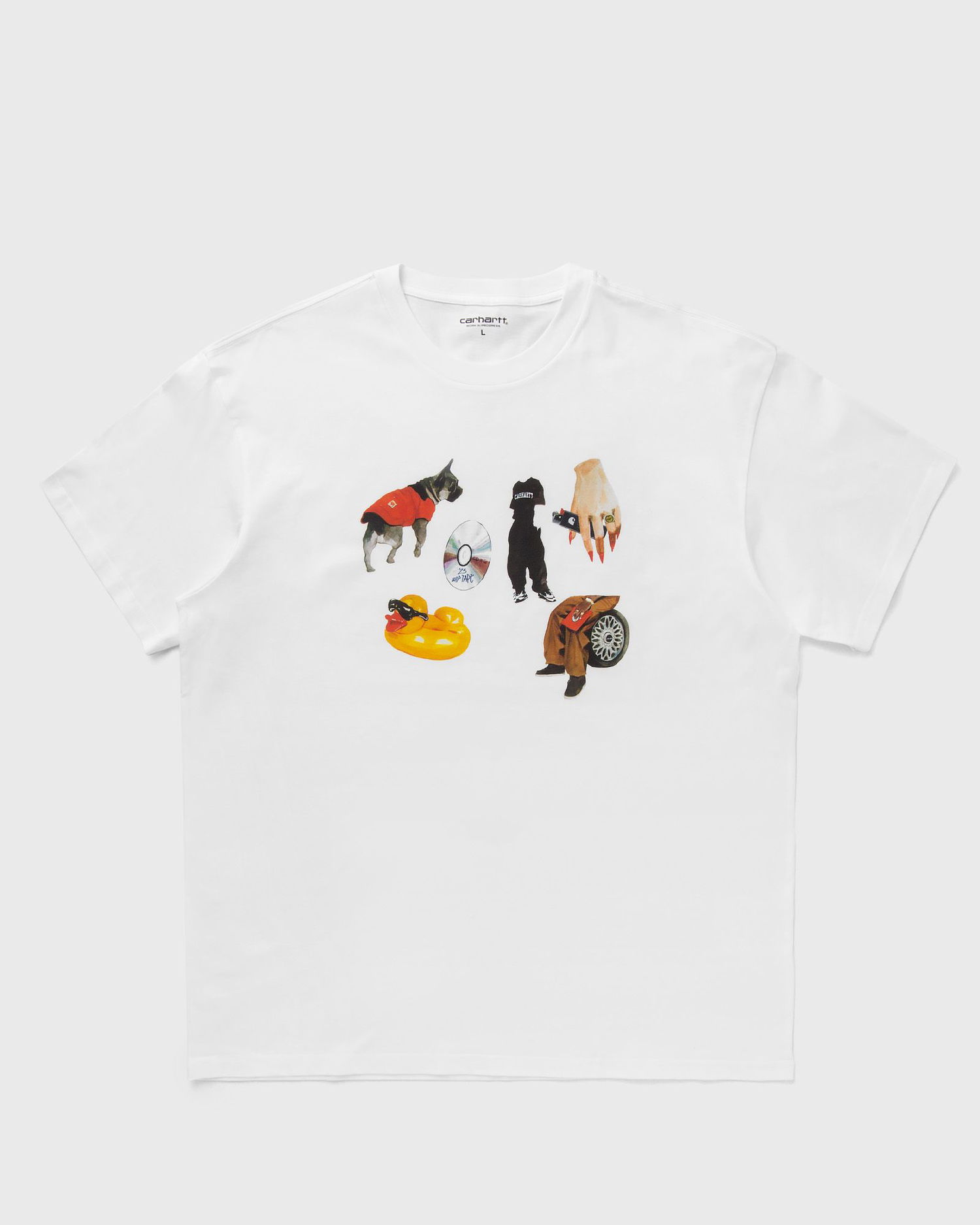 Тениска Carhartt WIP Jacob Rochester Graphic T-Shirt Бяло | I034780-02.XX, 1