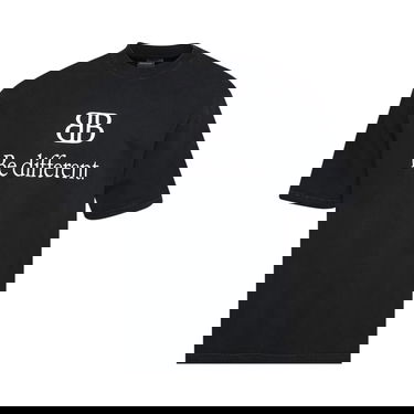 Тениска Balenciaga Medium Fit T-Shirt Be Different Черно | 612966 TNVU9 1070, 1