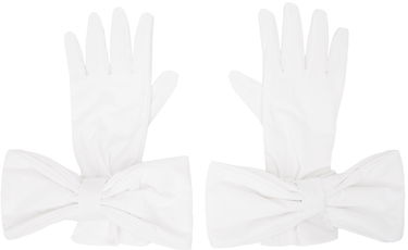 Ръкавици SHUSHU/TONG SHUSHU/TONG Bow Gloves Бяло | aw21ac07, 0