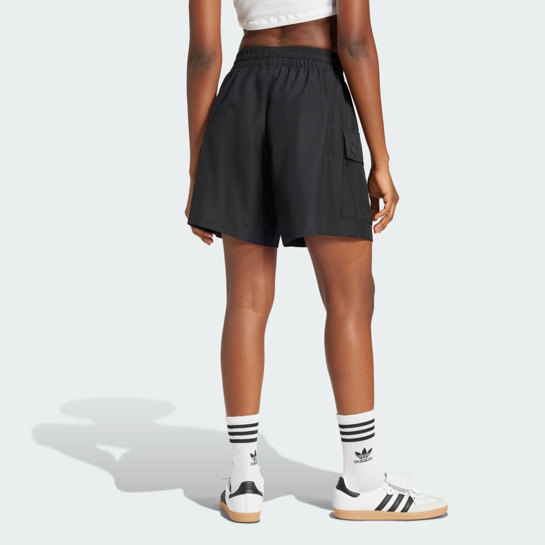 Къси панталони adidas Performance Essentials Woven High-Waist Cargo Shorts Черно | JD1514, 1