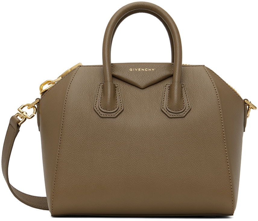 Чанта през рамо Givenchy Mini Antigona Bag Кафяво | BB50TNB20R281, 0