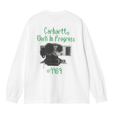 Тениска Carhartt WIP Soundface T-Shirt Бяло | I033247_02_XX, 5