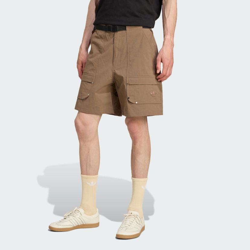 Къси панталони adidas Performance Premium Essentials Utility Cargo Shorts Кафяво | JW1081