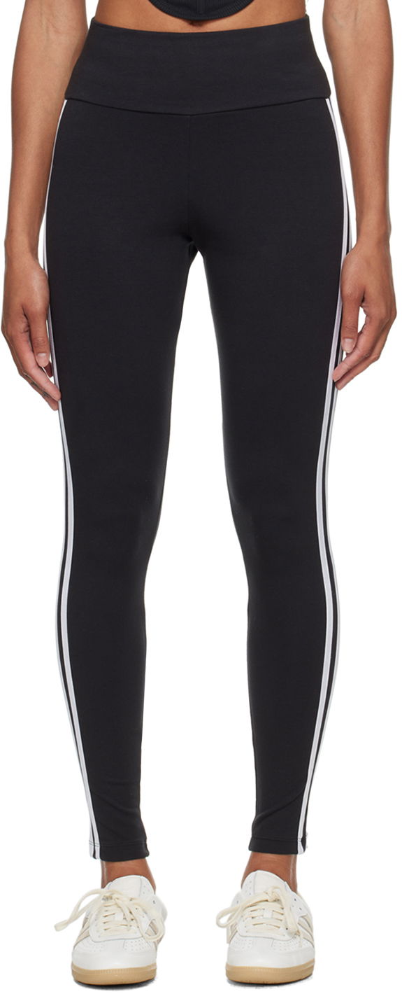 Клинове adidas Originals Black 3-Stripes Leggings Черно | IP2968, 0