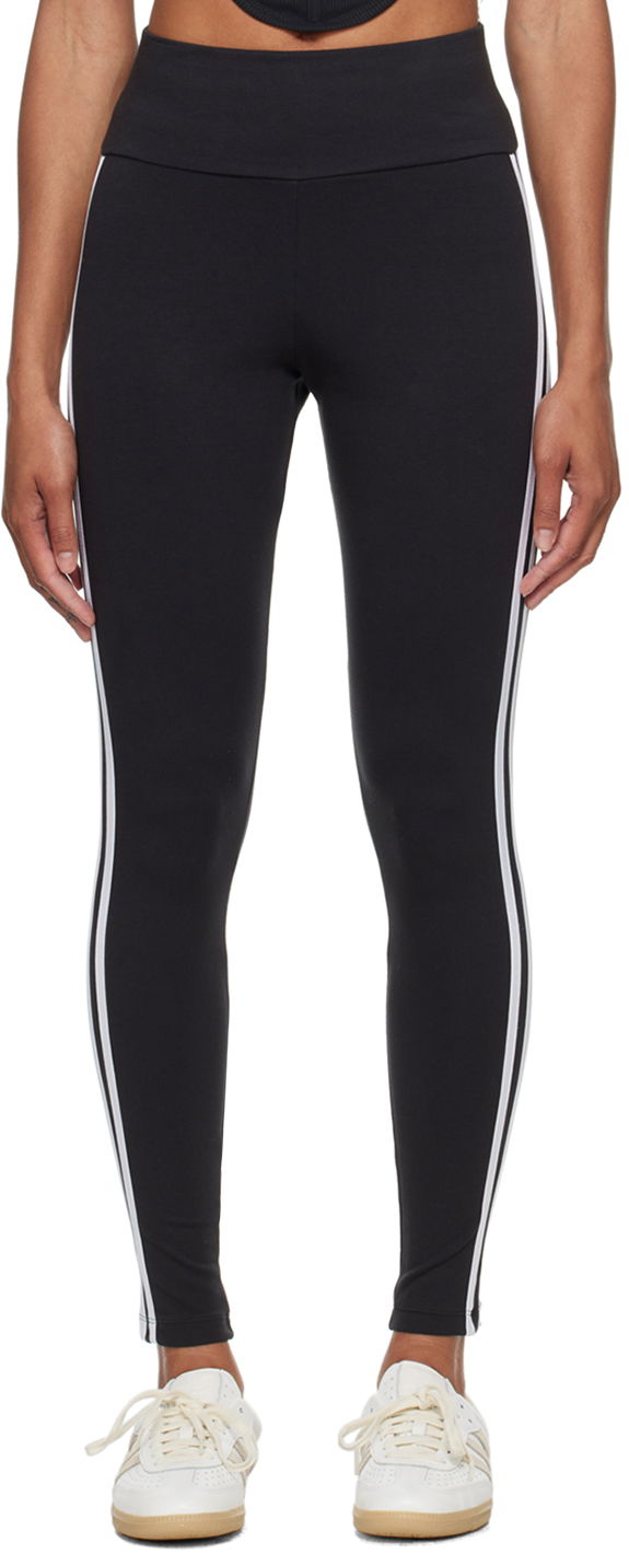 Клинове adidas Originals Black 3-Stripes Leggings Черно | IP2968