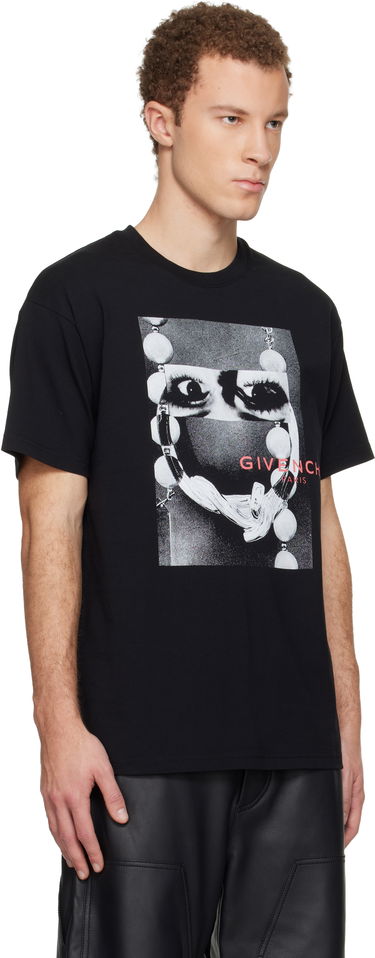 Тениска Givenchy Regular Fit Graphic T-shirt Черно | BM71NK3YSW001, 1