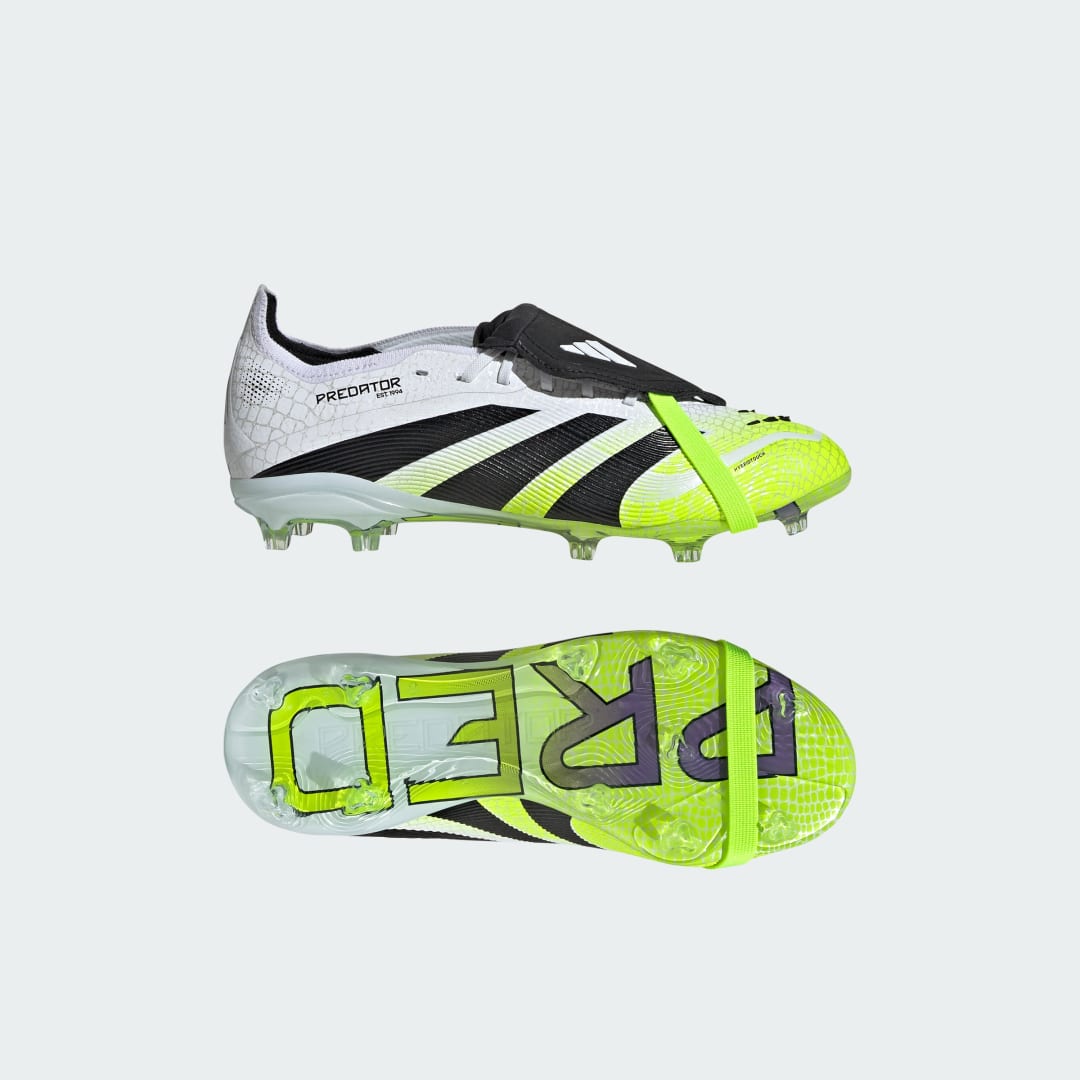 Кецове и обувки adidas Performance Predator Elite Fold-Over Tongue Firm Ground Бяло | JP9915, 0