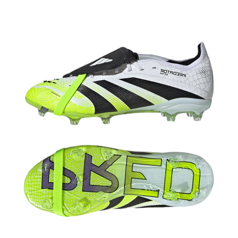Кецове и обувки adidas Performance Predator Elite Fold-Over Tongue Firm Ground Бяло | JP9915