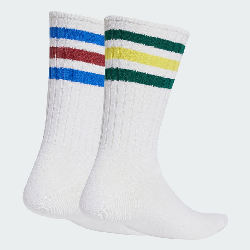 Чорапи adidas Performance Crew Socks (2 Pairs) Бяло | JC8622