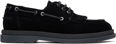 Аксесоари BOSS Hugo Suede Fringe Trim Loafers Черно | 50536224, 0