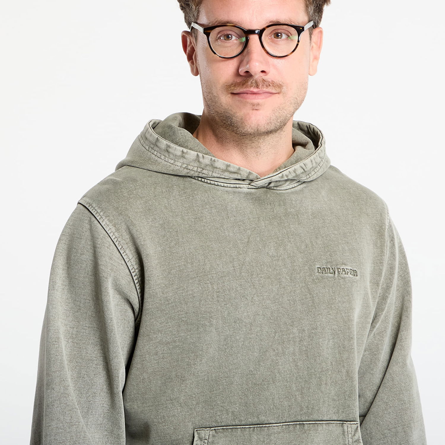 Суитчър DAILY PAPER Daily Paper Dias Washed Hoodie Зелено | 2522036, 1