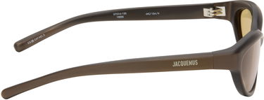 Слънчеви очила Jacquemus Jacquemus 'The Curvo' Sunglasses Кафяво | JAC134C4SUN, 1