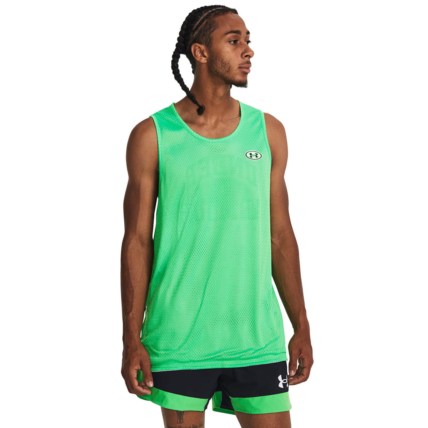Фланелка Under Armour Baseline Reversible Jersey White Зелено | 1377310-100, 0